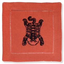 Tibetan Tiger Cocktail Napkins (4)|Chefanie Hot