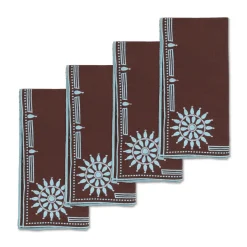 Turquoise Necklace Dinner Napkins (4)|Chefanie New