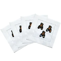 Tuxedo Slipper Cocktail Napkins (4)|Chefanie Clearance