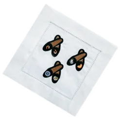 Tuxedo Slipper Cocktail Napkins (4)|Chefanie Clearance