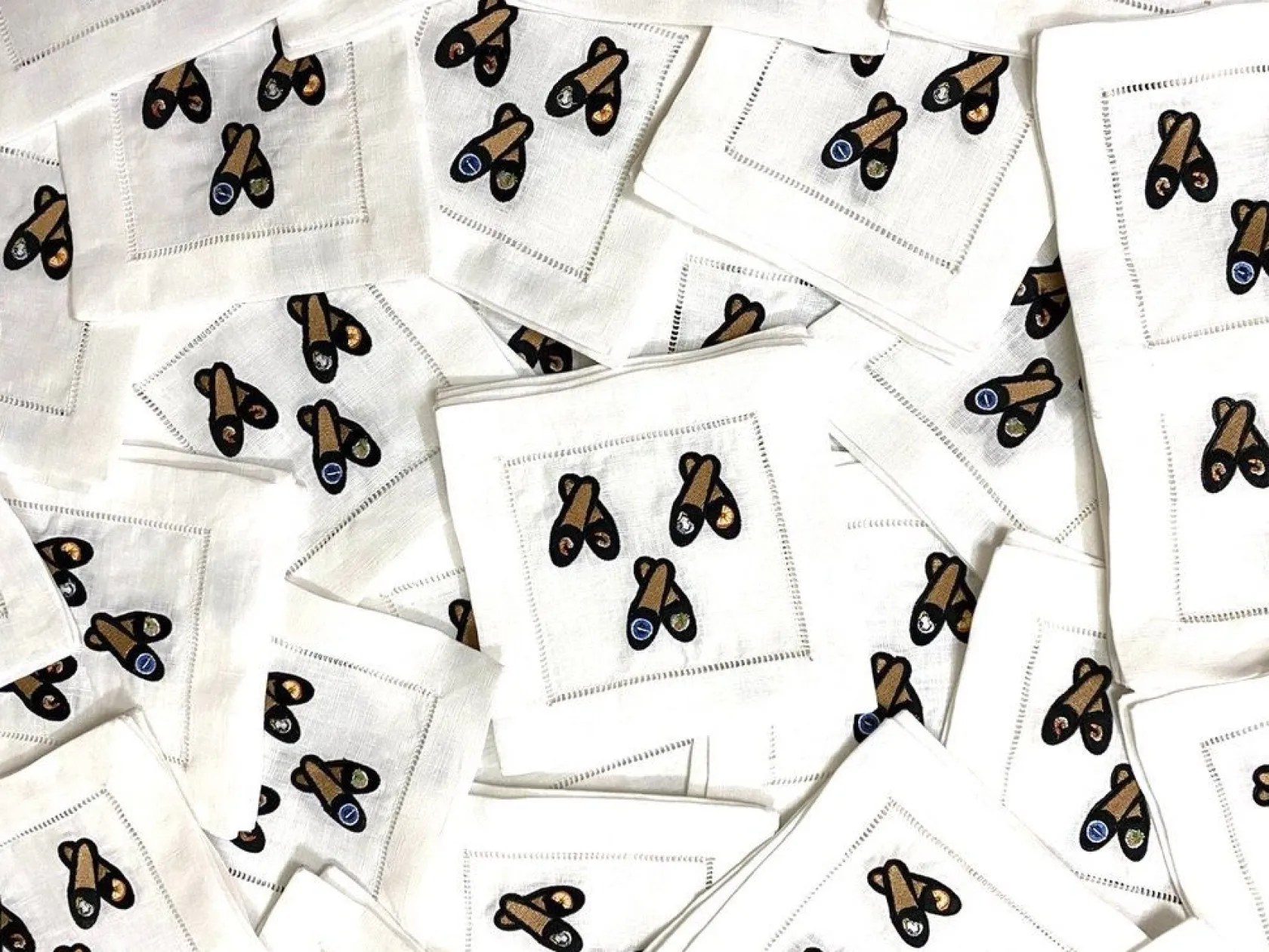 Tuxedo Slipper Cocktail Napkins (4)|Chefanie Clearance