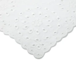 White Eyelet Dinner Napkins (4)|Chefanie Hot