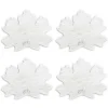 White Leaf Cocktail Napkins (4)|Chefanie Best
