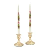 White Painted Tulip Tapers (2)|Chefanie Discount