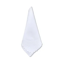 White Peacock Dinner Napkins (4)|Chefanie Hot