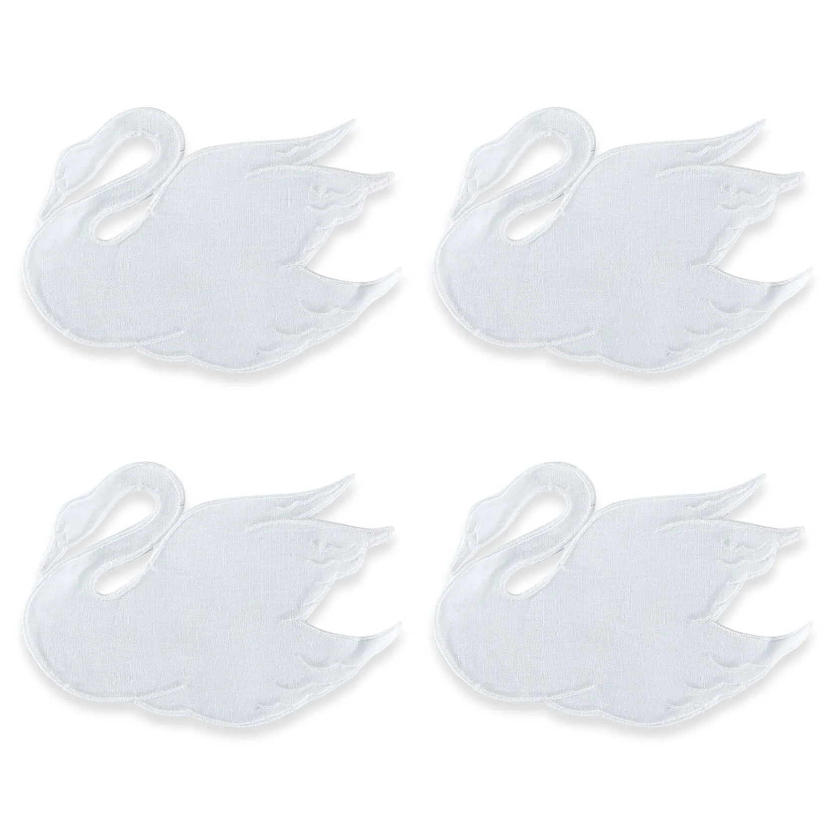 White Swan Cocktail Napkins (4)|Chefanie Discount