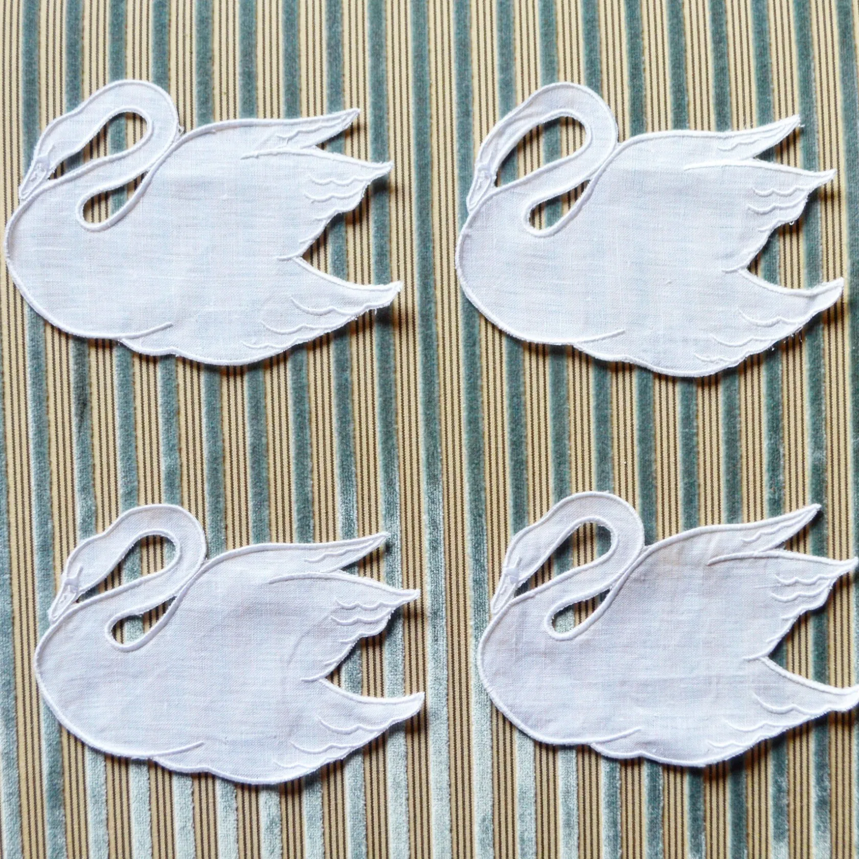 White Swan Cocktail Napkins (4)|Chefanie Discount