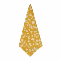 Yellow Floral Napkins (4)|Chefanie Discount