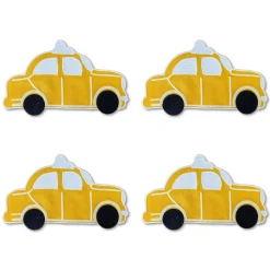 Yellow Taxi Cocktail Napkins (4)|Chefanie Discount