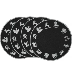 Zodiac Wheel Cocktail Napkins (4)|Chefanie Clearance