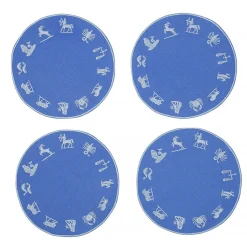 Zodiac Wheel Cocktail Napkins (4)|Chefanie Clearance